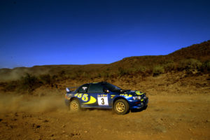 P8 WRC at the 1997 Safari Rally